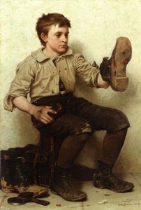 ブートボーイ、1885-90年 作： John George Brown